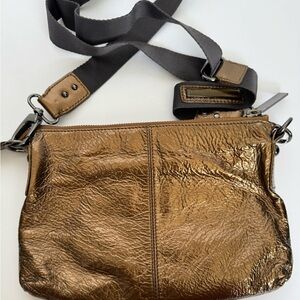 Hobo International metallic bronze purse